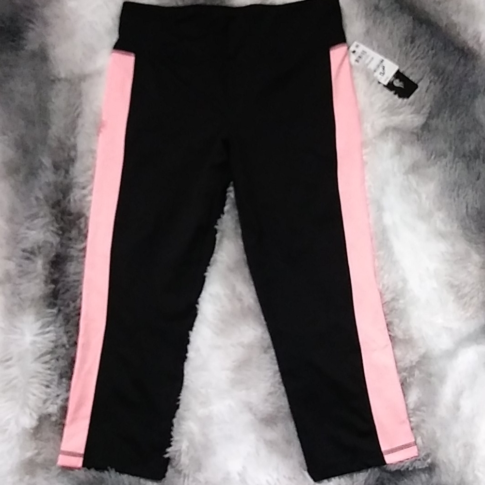 Ideology Cropped Leggings Bla6/ Orange Medium